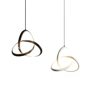 Creative Trendy Aluminum Adjustable Height LED Chandelier Modern Minimalist Light Luxury Instagram Style Pendant Light