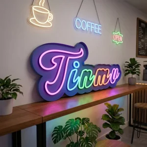 Cross-Border LED Illuminated Neon Light Board Custom Outdoor Advertising Store Sign Proposal Letter Customizable Design IP65