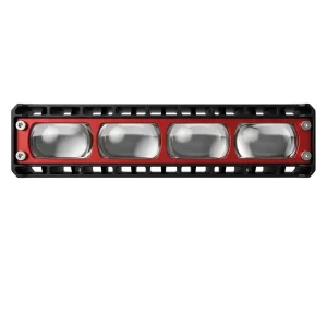 Cross border Car Grille Light Mini Matrix Laser Headlight with 4 Lenses Yellow White LED Motorcycle Spotlight 80W 10000LM