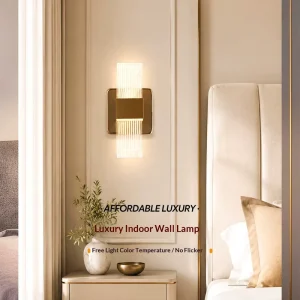 Cross-border Lightweight Affordable Luxury-designed LED Living Room TV Wall Lamp for Guesthouse Hotel Lobby Corridorin
