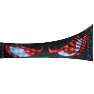 Cross border New style Portable China made Car Sticker Soft screen Design Featuring Flexible LED Display Can Be Customized Via