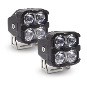 Cube Truck Spotlights 24V 40W LED Pod Light with Combo Beam and Stainless Steel Bracket for Offroad