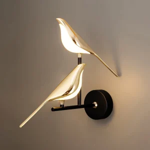 Cuckoo Bird Shape Wall Lamps Light Luxury Home Decor LED Wall Sconce Postmodern Design Indoor Decorative Lights Lighting