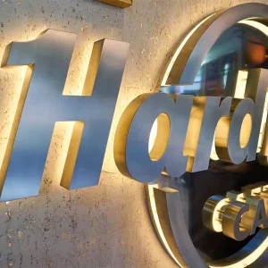 Curved Surface Casual Styling Wall Led Illuminated Sign Business 3D Logo Channel Strip Letters Acrylic Advertising