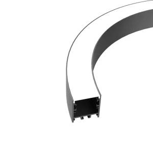 Curved or Bendable 35mm Wide Aluminium Profile Strip LED Profiles Strips Lights