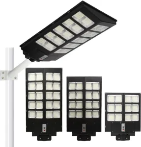 Custom 180W 240W 300W 1000W 1200W 1500W ABS LED Solar Street Light Lamp With Smart Motion Sensor Integrated Solar Street Lamp