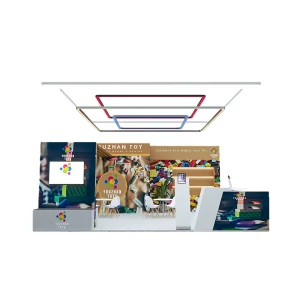 Custom 20×20 Ft 6×6 m Modular Banner Trade Show Booths Straight Aluminum Frame Exhibition Stand for Display