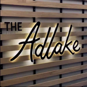 Custom 3D Acrylic LED Illuminated Sign Light up Business Store Front Car Roof Top Advertising Lighted Signs