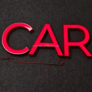 Custom 3D Advertising Signs Illuminated LED Signs With Metal Letters Decorations for Commercial Brand Signage