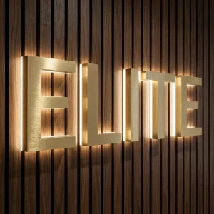 Custom 3D LED Illuminated Acrylic Logo Sign Outdoor Company Advertising Light Electronic Sign for Business Office Transformer