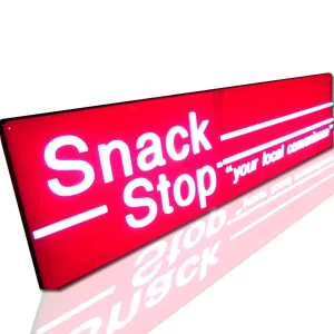 Custom 3D LED Stainless Steel Light Box Outdoor Flat Sign Illuminated Store Logo Advertising Display