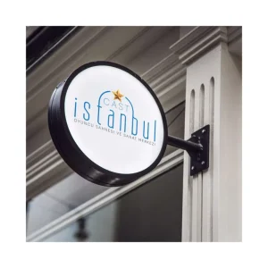Custom 3D Outdoor Wall Advertising Wall Side Hanging Board Advertising Light Boxes Led Light Box Double Acrylic Light Box