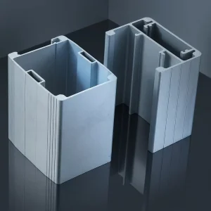 Custom 6063 Curved Aluminum Extrusion Profile 6000 Series for LED Panel Lighting Fixtures