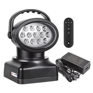 Custom 7 Inch 50W Rechargeable LED Spotlight Wireless Remote 12V IP66 Waterproof Strong Magnetic Mount Offroad