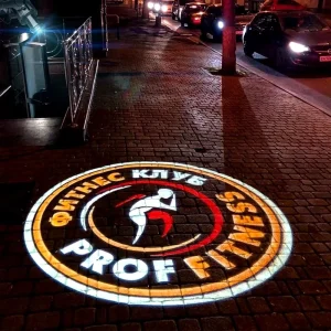 Custom 90w HD IP67 Waterproof Outdoor Door Projection Iamp LED Advertising Light Logo Gobo Projector