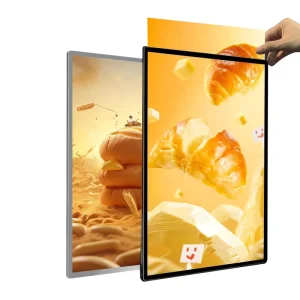 Custom A4 Size Advertising Aluminum LED Lightbox Hanging Portable Indoor High Brightness Eco Friendly Ultra Slim Decorative