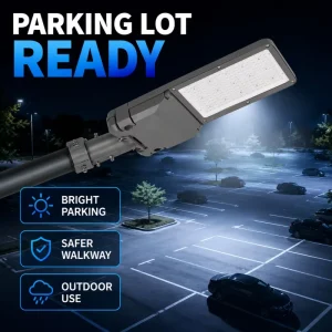 Custom AC Waterproof IP65 50W-200W Industrial Road Outdoor Aluminum LED Street Light for Public Parking Lot