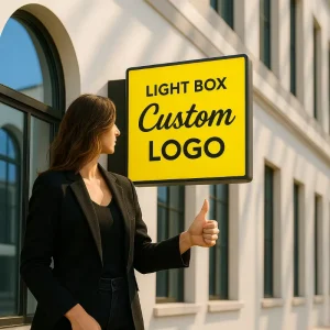 Custom Acrylic LED Light Box Sign 3D Backlit Box for Outdoor Storefront & Shop Signs