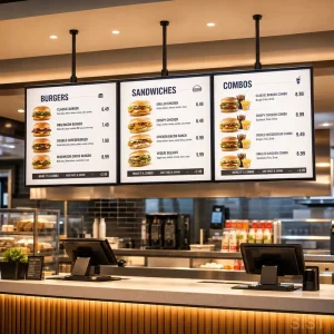 Custom Acrylic LED Light Box for Advertising Hanging Installation High Brightness Waterproof Decorative Design Indoor Fastfood