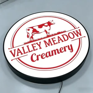 Custom Advertising Light Boxes Light Box LED Light Box Double Sided Light Box Dairy Farm Shop Sign Agricultural Brand