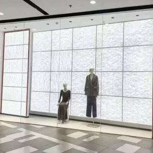 Custom Advertising Lightbox for Restaurants and Cafs Indoor Wall Decorative Lightbox DuPont Paper Front Lit LED Rectangle Shape