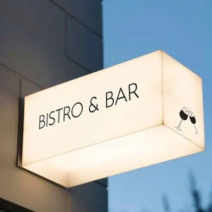 Custom Advertising Sign Logo Display Cubic Illuminated Lightbox LED Acrylic Outdoor Backlit Waterproof Indoor Slim Light Box