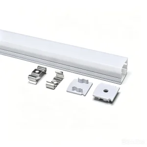 Custom Aluminum LED Light Strip Profile LED Ceiling Lighting 3-Sided Luminescence Aluminum Channel with PC Cover