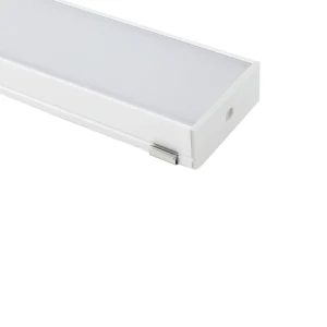 Custom Aluminum Profile Suspended Linear LED Light 3CCT DALI Dimmable PC Cover Pendant Ceiling Fixture