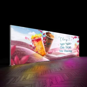 Custom Big Size 6M*3M LED Backlit Poster Advertising Display Light Box Frame Aluminum Light Box Seg Light Box