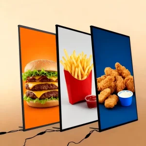 Custom Billboards Ultra Slim Aluminum Led Advertising Light Boxes Poster Frame LED Menu Board Light Box for Advertising