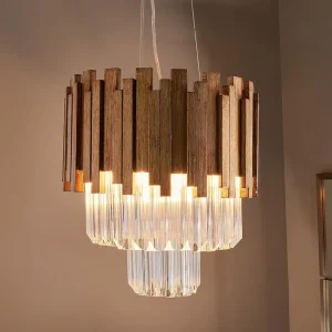 Custom Bronze Restaurant House Decor LED Crystal Chandelier Hotel Wedding Hanging Pendant Light for Living Room