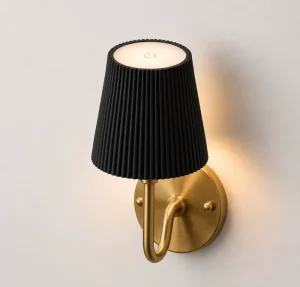 Custom Color Replaceable Shade 2 in 1 Wall Table Lamp Rechargeable Multi Base Bedroom Living Dining Study Stair Corridor Decor