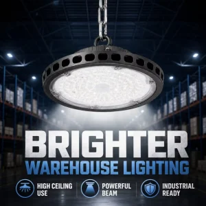 Custom Color Sunflower LED High Bay Light 100w 300w IP54 Aluminum for Warehouse Indoor Renovation Project XRK1