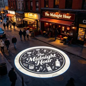 Custom Commercial Advertising LED Gobo Projector for Retail Store Signage