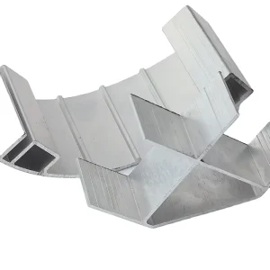 Custom Curved 6063 Aluminum Profile Anodized Extrusion for LED Lighting Decoration Fixtures