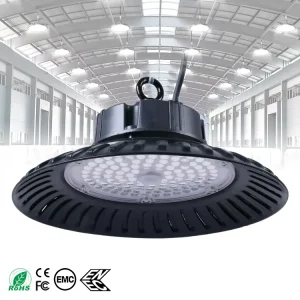 Custom Design Highbay Lamp IP66 Waterproof 50W 100W 150W 200W Industrial Warehouse UFO LED High Bay Light