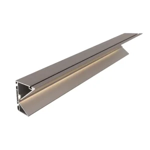 Custom Design Luxury Kitchen Island Aluminum Extrusion Profile W46*H65mm Handleless LED for Dining Table Kitchen Decoration