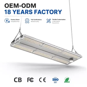 Custom Dimmable Linear High Bay Light SMD 2835 3030 LED Industrial Light for Warehouse Workshop Supermarket Garage
