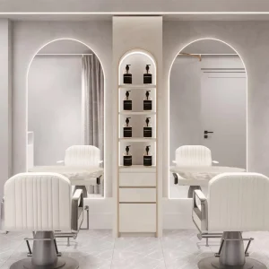 Custom Eco Friendly Beauty Salon Design Turnkey Solution with Complete Interior Design and Hair Salon Furniture