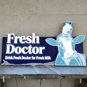 Custom Eco-Friendly Design Light Box Advertising LED Letters Sign Outside Light Boxes
