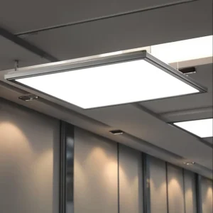 Custom Edge/Back Lit LED Panel Light 600x600mm High Lumen Flat Commercial Ceiling Lighting for Office Retail