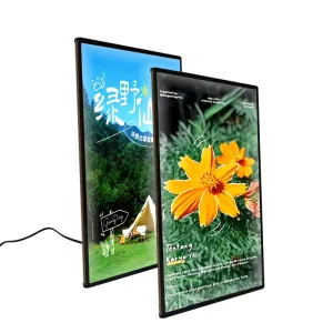 Custom Exhibition LED Light Box Advertising Box Animation Ultra-thin Backlight Wall Frame Light Box