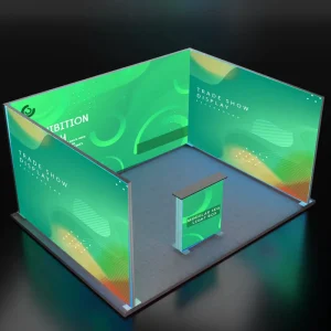 Custom Expo Portable Modular Frameless Seg Light Box Exhibition Booth Trade Show Booth Backdrop Advertising Light Boxes Display
