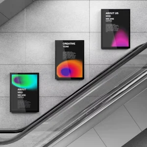 Custom Fabric-Fronted LED Light Box for Restaurant Cafe Indoor Wall Signboard Display