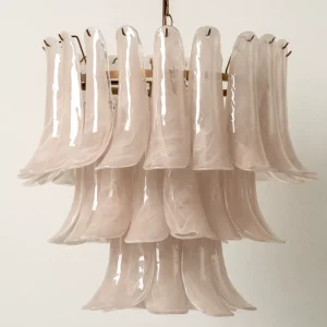 Custom Hanging Modern French Luxury Style Stair Chandelier Warm American Glass Pendant Light for Living Room Hotel Lobby Bedroom