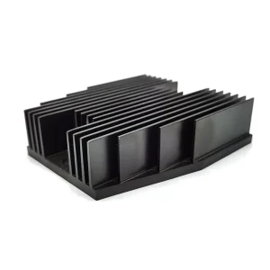 Custom High Power Radiator Aluminum Profile Heat Sink Black Anodized LED Strip Light with Cutting Bending Welding Services
