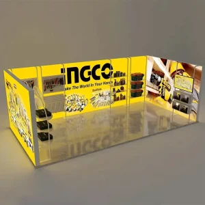 Custom Indoor Advertising Frameless Posters Tension Cloth LED Exhibition Light Box
