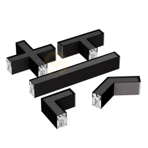 Custom L Shape Linear Pendant Light LED Corner Beam Suspended Linear Lamp Hotel Project Commercial Office Ceiling Linear Lights