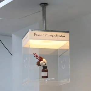 Custom LED Advertising Light Boxes Indoor Acrylic Light Box Coffee Shop Outdoor Business Rotating Acrylic Lightbox Sign