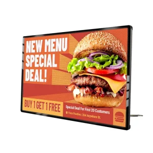 Custom LED Desktop Bar Counter Pull Out Aluminum Alloy Light Box Illuminated Menu Display Board Ordering Sign Price List Light